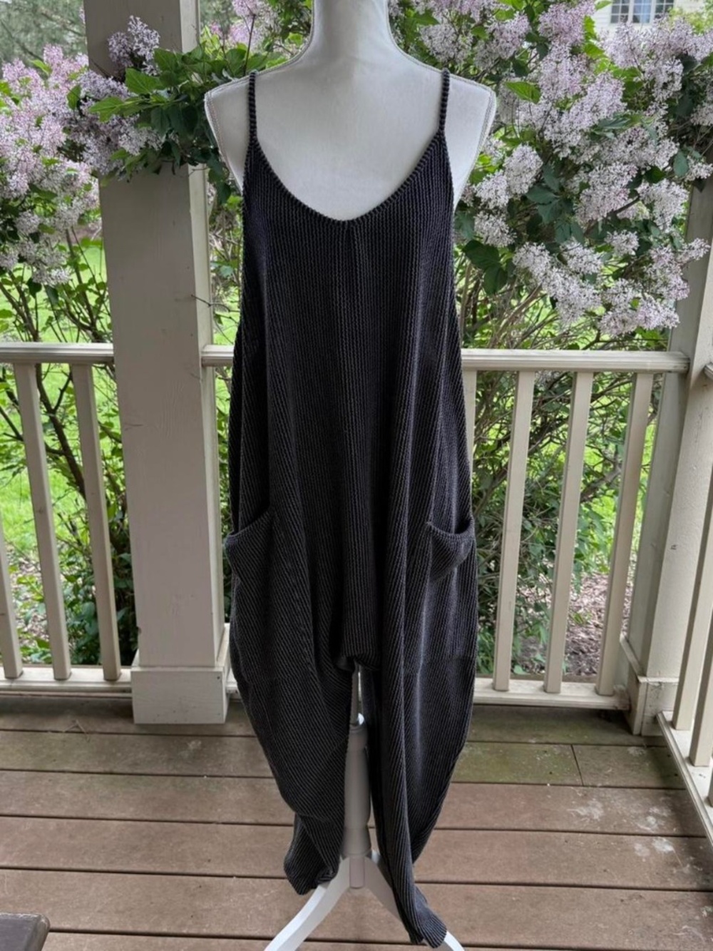 Altard State Revival Textured Onesie Jumpsuit
